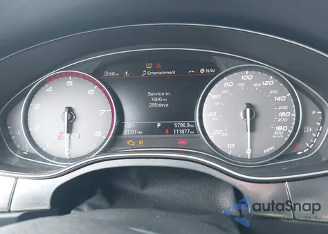 2014 Audi S6 4.0T Prestige z USA, uszkodzony, nr VIN WAUF2AFC7EN066984